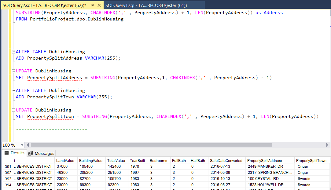 Data Cleaning & Preparation